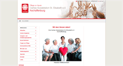 Desktop Screenshot of caritas-pflege-zuhause.de